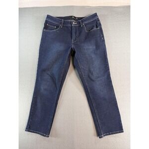Under 510 Jeans Mens 30x25 Dark Wash Blue Slim Tapered Denim Short Inseam